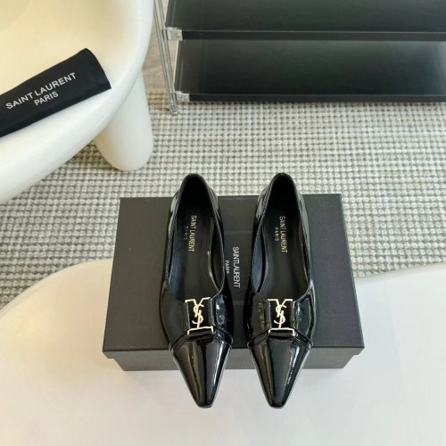 Cheap Yves Saint Laurent YSL Flat Shoes For Women #1258913 Replica Wholesale [$108.00 USD] [ITEM#1258913] on Replica Yves Saint Laurent YSL Flat Shoes