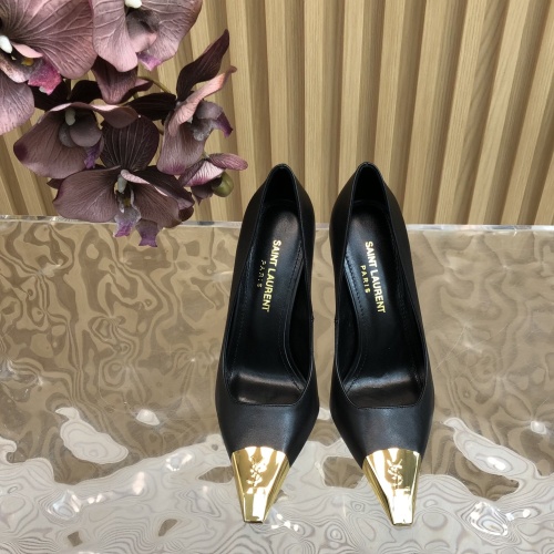 Cheap Yves Saint Laurent YSL High-Heeled Shoes For Women #1258914 Replica Wholesale [$108.00 USD] [ITEM#1258914] on Replica Yves Saint Laurent YSL High-Heeled Shoes