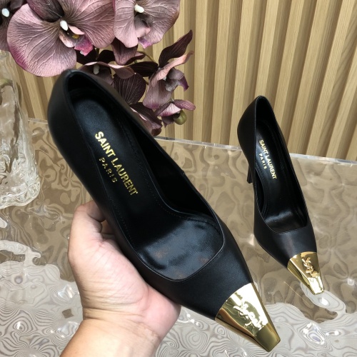 Cheap Yves Saint Laurent YSL High-Heeled Shoes For Women #1258914 Replica Wholesale [$108.00 USD] [ITEM#1258914] on Replica Yves Saint Laurent YSL High-Heeled Shoes