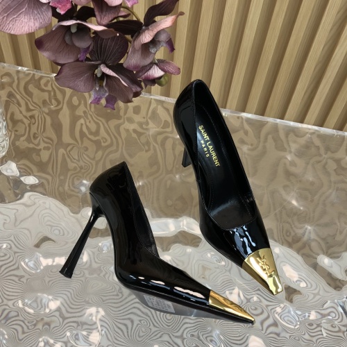 Cheap Yves Saint Laurent YSL High-Heeled Shoes For Women #1258915 Replica Wholesale [$108.00 USD] [ITEM#1258915] on Replica Yves Saint Laurent YSL High-Heeled Shoes