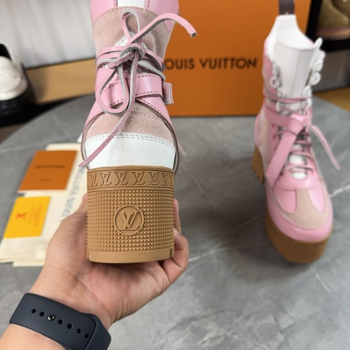 Cheap Louis Vuitton Boots For Women #1258923 Replica Wholesale [$130.00 USD] [ITEM#1258923] on Replica Louis Vuitton Boots