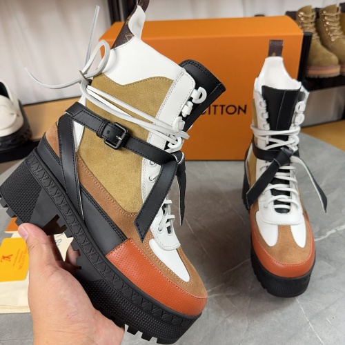 Cheap Louis Vuitton Boots For Women #1258924 Replica Wholesale [$130.00 USD] [ITEM#1258924] on Replica Louis Vuitton Boots