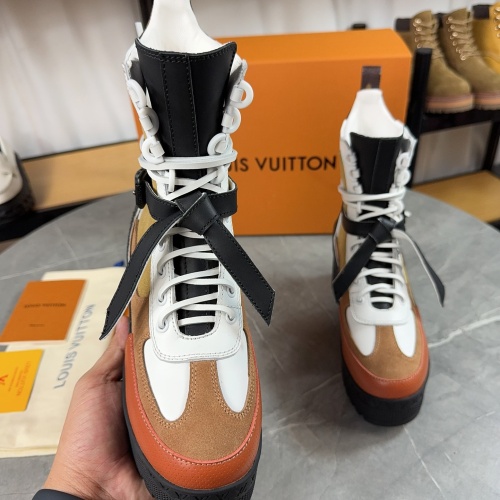 Cheap Louis Vuitton Boots For Women #1258924 Replica Wholesale [$130.00 USD] [ITEM#1258924] on Replica Louis Vuitton Boots