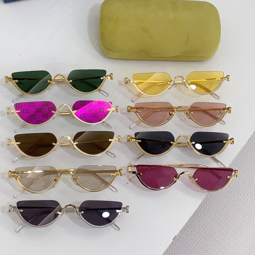 Cheap Gucci AAA Quality Sunglasses #1258935 Replica Wholesale [$45.00 USD] [ITEM#1258935] on Replica Gucci AAA Quality Sunglasses