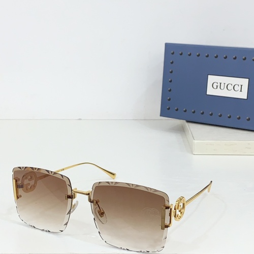 Cheap Gucci AAA Quality Sunglasses #1258944 Replica Wholesale [$64.00 USD] [ITEM#1258944] on Replica Gucci AAA Quality Sunglasses