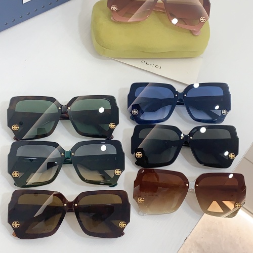 Cheap Gucci AAA Quality Sunglasses #1258954 Replica Wholesale [$60.00 USD] [ITEM#1258954] on Replica Gucci AAA Quality Sunglasses