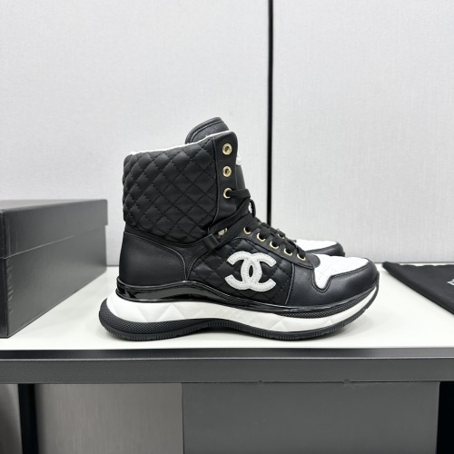 Cheap Chanel Boots For Women #1258983 Replica Wholesale [$140.00 USD] [ITEM#1258983] on Replica Chanel Boots