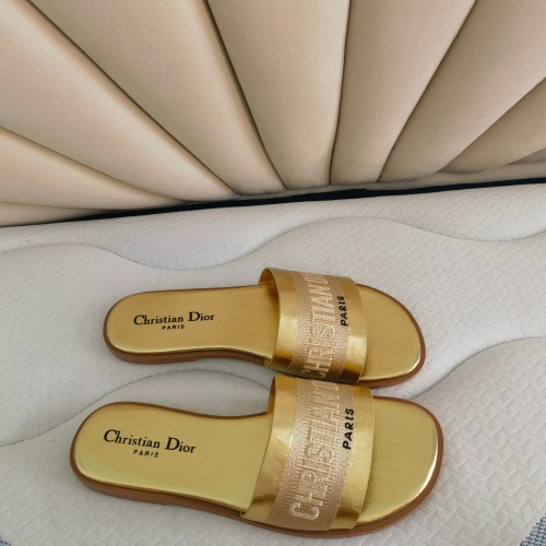 Cheap Christian Dior Slippers For Women #1258985 Replica Wholesale [$80.00 USD] [ITEM#1258985] on Replica Christian Dior Slippers