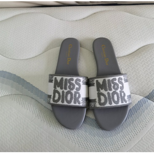 Cheap Christian Dior Slippers For Women #1258993 Replica Wholesale [$68.00 USD] [ITEM#1258993] on Replica Christian Dior Slippers