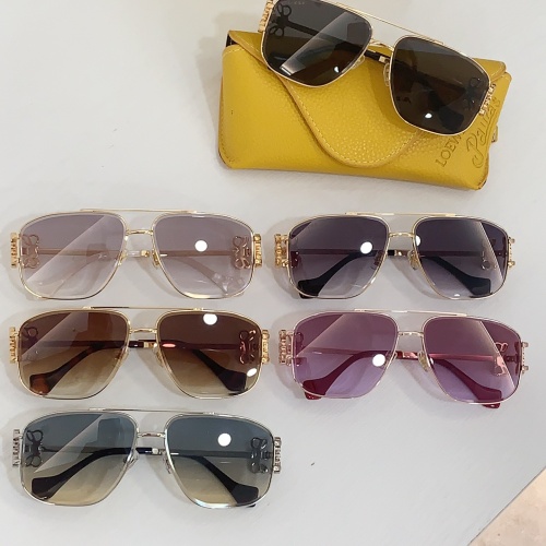 Cheap LOEWE AAA Quality Sunglasses #1259041 Replica Wholesale [$60.00 USD] [ITEM#1259041] on Replica LOEWE AAA Quality Sunglasses