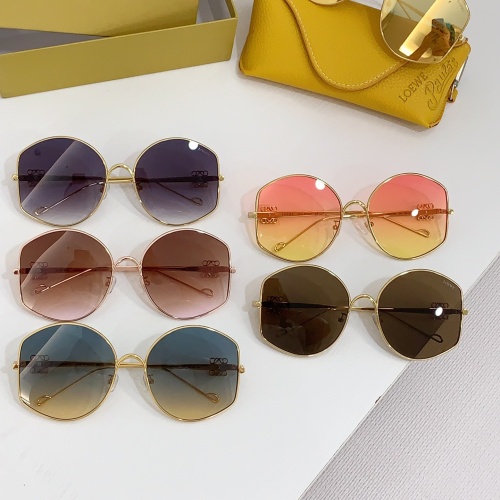 Cheap LOEWE AAA Quality Sunglasses #1259047 Replica Wholesale [$60.00 USD] [ITEM#1259047] on Replica LOEWE AAA Quality Sunglasses