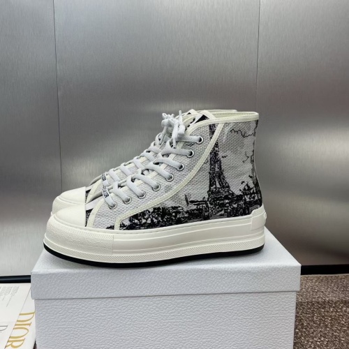 Cheap Christian Dior High Top Shoes For Women #1259048 Replica Wholesale [$105.00 USD] [ITEM#1259048] on Replica Christian Dior High Top Shoes