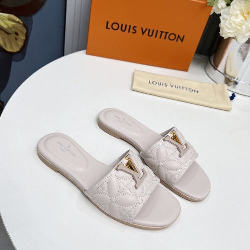 Cheap Louis Vuitton Slippers For Women #1259064 Replica Wholesale [$85.00 USD] [ITEM#1259064] on Replica Louis Vuitton Slippers