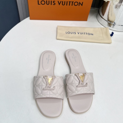 Cheap Louis Vuitton Slippers For Women #1259064 Replica Wholesale [$85.00 USD] [ITEM#1259064] on Replica Louis Vuitton Slippers