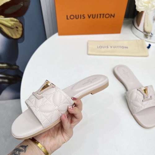 Cheap Louis Vuitton Slippers For Women #1259064 Replica Wholesale [$85.00 USD] [ITEM#1259064] on Replica Louis Vuitton Slippers