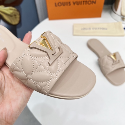 Cheap Louis Vuitton Slippers For Women #1259065 Replica Wholesale [$85.00 USD] [ITEM#1259065] on Replica Louis Vuitton Slippers