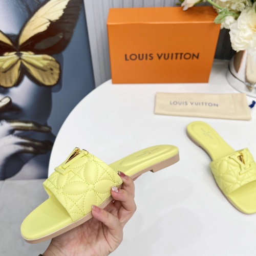 Cheap Louis Vuitton Slippers For Women #1259066 Replica Wholesale [$85.00 USD] [ITEM#1259066] on Replica Louis Vuitton Slippers