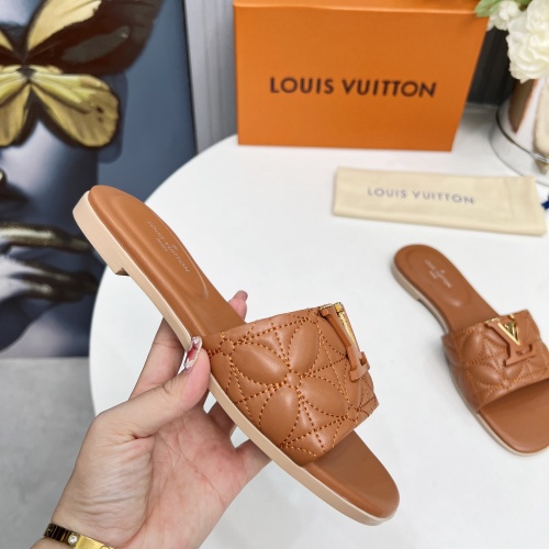 Cheap Louis Vuitton Slippers For Women #1259067 Replica Wholesale [$85.00 USD] [ITEM#1259067] on Replica Louis Vuitton Slippers