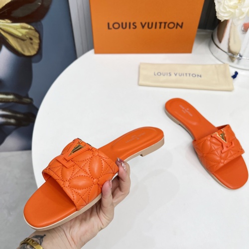 Cheap Louis Vuitton Slippers For Women #1259068 Replica Wholesale [$85.00 USD] [ITEM#1259068] on Replica Louis Vuitton Slippers