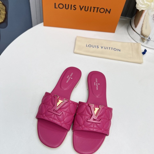 Cheap Louis Vuitton Slippers For Women #1259069 Replica Wholesale [$85.00 USD] [ITEM#1259069] on Replica Louis Vuitton Slippers