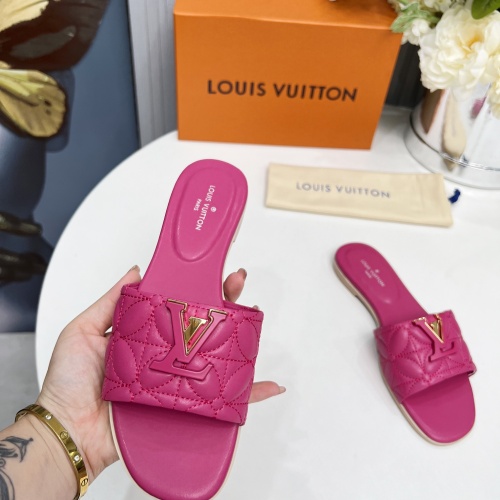 Cheap Louis Vuitton Slippers For Women #1259069 Replica Wholesale [$85.00 USD] [ITEM#1259069] on Replica Louis Vuitton Slippers