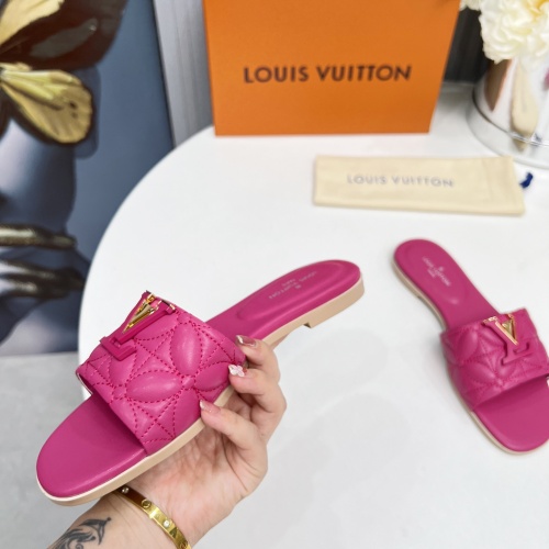 Cheap Louis Vuitton Slippers For Women #1259069 Replica Wholesale [$85.00 USD] [ITEM#1259069] on Replica Louis Vuitton Slippers