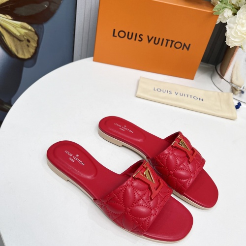 Cheap Louis Vuitton Slippers For Women #1259070 Replica Wholesale [$85.00 USD] [ITEM#1259070] on Replica Louis Vuitton Slippers