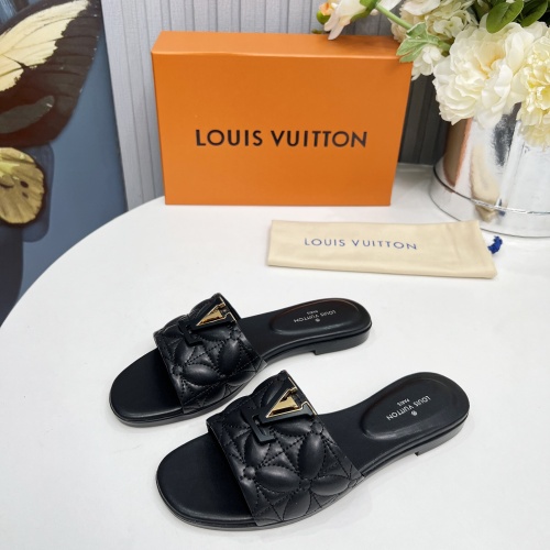 Cheap Louis Vuitton Slippers For Women #1259072 Replica Wholesale [$85.00 USD] [ITEM#1259072] on Replica Louis Vuitton Slippers