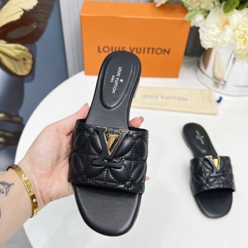 Cheap Louis Vuitton Slippers For Women #1259072 Replica Wholesale [$85.00 USD] [ITEM#1259072] on Replica Louis Vuitton Slippers