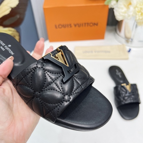 Cheap Louis Vuitton Slippers For Women #1259072 Replica Wholesale [$85.00 USD] [ITEM#1259072] on Replica Louis Vuitton Slippers