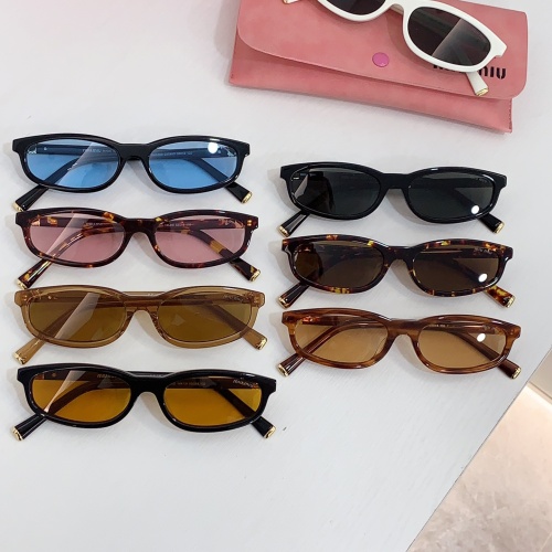 Cheap MIU MIU AAA Quality Sunglasses #1259079 Replica Wholesale [$45.00 USD] [ITEM#1259079] on Replica MIU MIU AAA Sunglasses