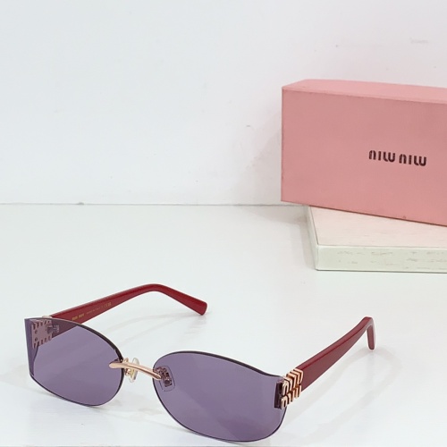 Cheap MIU MIU AAA Quality Sunglasses #1259088 Replica Wholesale [$64.00 USD] [ITEM#1259088] on Replica MIU MIU AAA Sunglasses