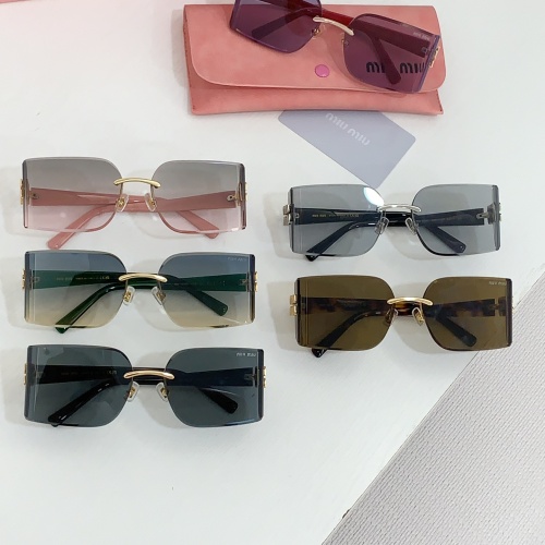 Cheap MIU MIU AAA Quality Sunglasses #1259096 Replica Wholesale [$64.00 USD] [ITEM#1259096] on Replica MIU MIU AAA Sunglasses