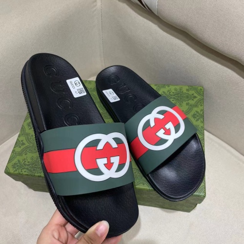 Cheap Gucci Slippers For Men #1259102 Replica Wholesale [$56.00 USD] [ITEM#1259102] on Replica Gucci Slippers