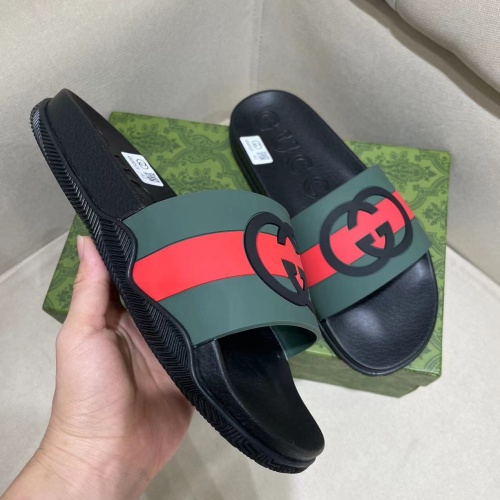 Cheap Gucci Slippers For Men #1259104 Replica Wholesale [$56.00 USD] [ITEM#1259104] on Replica Gucci Slippers