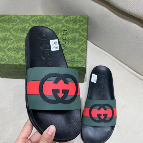 Cheap Gucci Slippers For Men #1259104 Replica Wholesale [$56.00 USD] [ITEM#1259104] on Replica Gucci Slippers