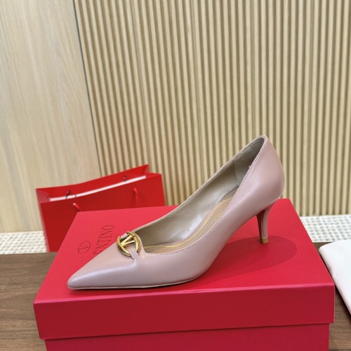 Cheap Valentino High-Heeled Shoes For Women #1259173 Replica Wholesale [$102.00 USD] [ITEM#1259173] on Replica Valentino High-Heeled Shoes