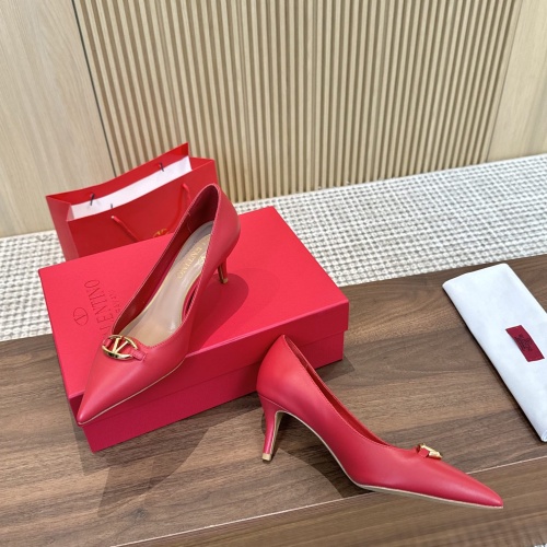 Cheap Valentino High-Heeled Shoes For Women #1259175 Replica Wholesale [$102.00 USD] [ITEM#1259175] on Replica Valentino High-Heeled Shoes