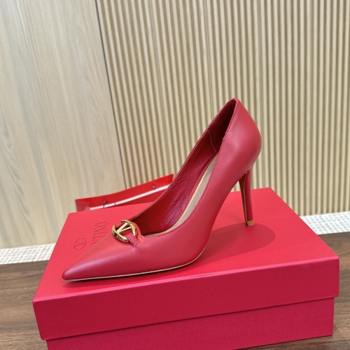 Cheap Valentino High-Heeled Shoes For Women #1259176 Replica Wholesale [$102.00 USD] [ITEM#1259176] on Replica Valentino High-Heeled Shoes