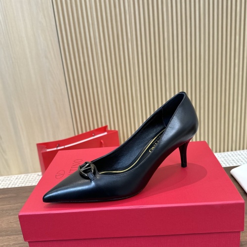 Cheap Valentino High-Heeled Shoes For Women #1259179 Replica Wholesale [$102.00 USD] [ITEM#1259179] on Replica Valentino High-Heeled Shoes