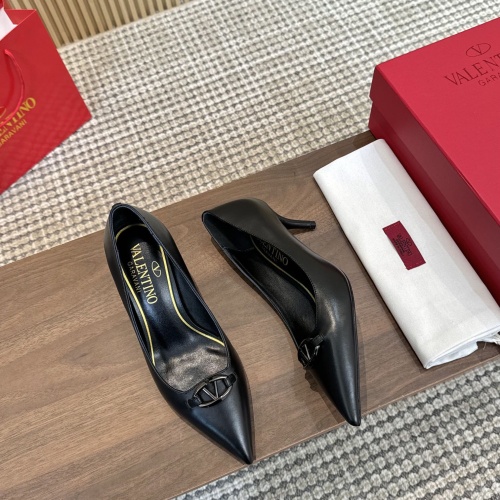 Cheap Valentino High-Heeled Shoes For Women #1259179 Replica Wholesale [$102.00 USD] [ITEM#1259179] on Replica Valentino High-Heeled Shoes