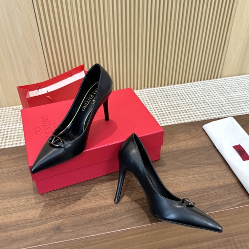 Cheap Valentino High-Heeled Shoes For Women #1259180 Replica Wholesale [$102.00 USD] [ITEM#1259180] on Replica Valentino High-Heeled Shoes