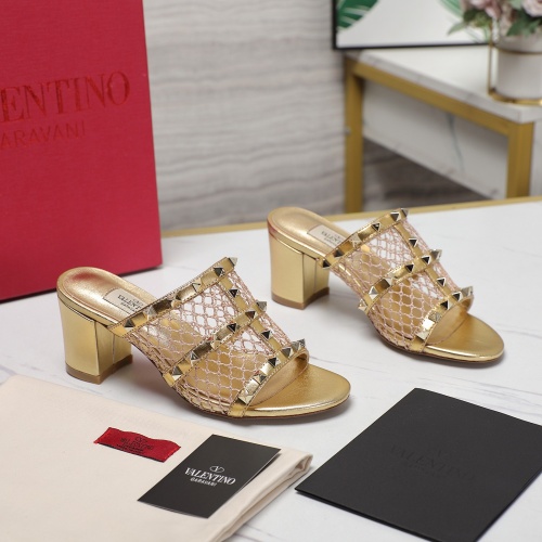 Cheap Valentino Slippers For Women #1259182 Replica Wholesale [$102.00 USD] [ITEM#1259182] on Replica Valentino Slippers