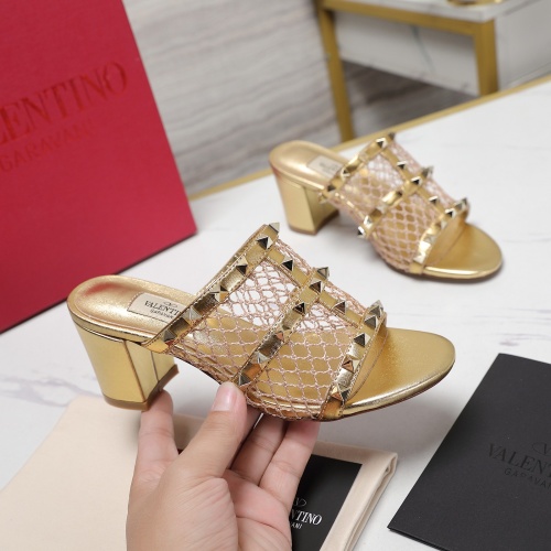 Cheap Valentino Slippers For Women #1259182 Replica Wholesale [$102.00 USD] [ITEM#1259182] on Replica Valentino Slippers