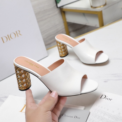 Cheap Christian Dior Slippers For Women #1259187 Replica Wholesale [$108.00 USD] [ITEM#1259187] on Replica Christian Dior Slippers