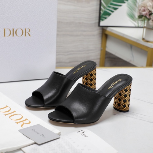 Cheap Christian Dior Slippers For Women #1259189 Replica Wholesale [$108.00 USD] [ITEM#1259189] on Replica Christian Dior Slippers