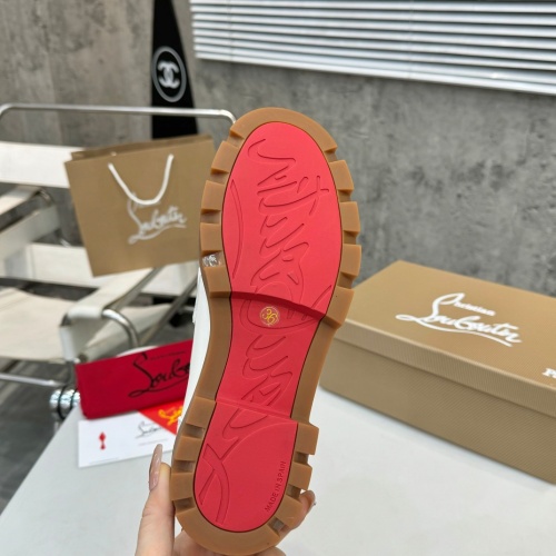 Cheap Christian Louboutin Leather Shoes For Women #1259190 Replica Wholesale [$105.00 USD] [ITEM#1259190] on Replica Christian Louboutin Leather Shoes