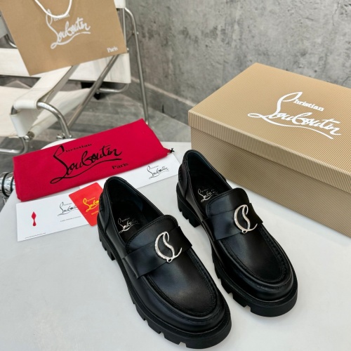 Cheap Christian Louboutin Leather Shoes For Women #1259192 Replica Wholesale [$105.00 USD] [ITEM#1259192] on Replica Christian Louboutin Leather Shoes