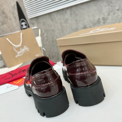 Cheap Christian Louboutin Leather Shoes For Women #1259195 Replica Wholesale [$105.00 USD] [ITEM#1259195] on Replica Christian Louboutin Leather Shoes