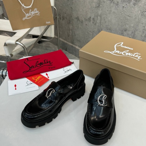 Cheap Christian Louboutin Leather Shoes For Women #1259196 Replica Wholesale [$105.00 USD] [ITEM#1259196] on Replica Christian Louboutin Leather Shoes